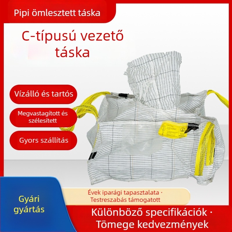 C-típusú vezető tonzsák, vastított antistatikus vezető zsák veszélyes anyagokhoz