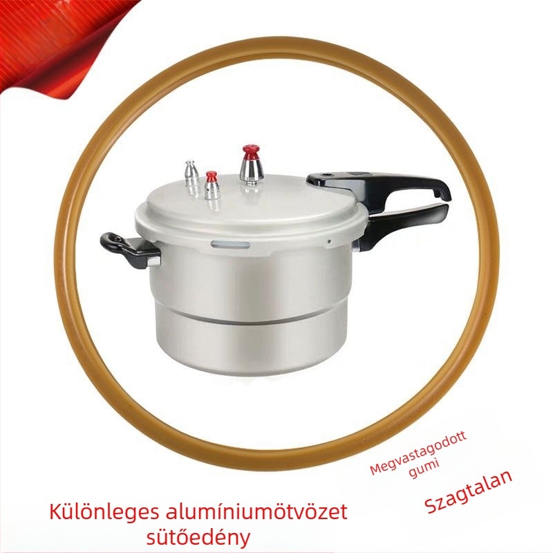Alumínium tömítőgyűrűk készlet nyomásos edényekhez – kompatibilis a standard fedőkkel