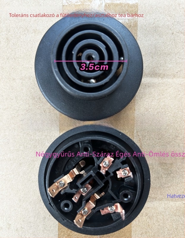 Elektromos vízmelegítő kiegészítő teabár géphez: teáskanna alap, csatlakozó és összekötő