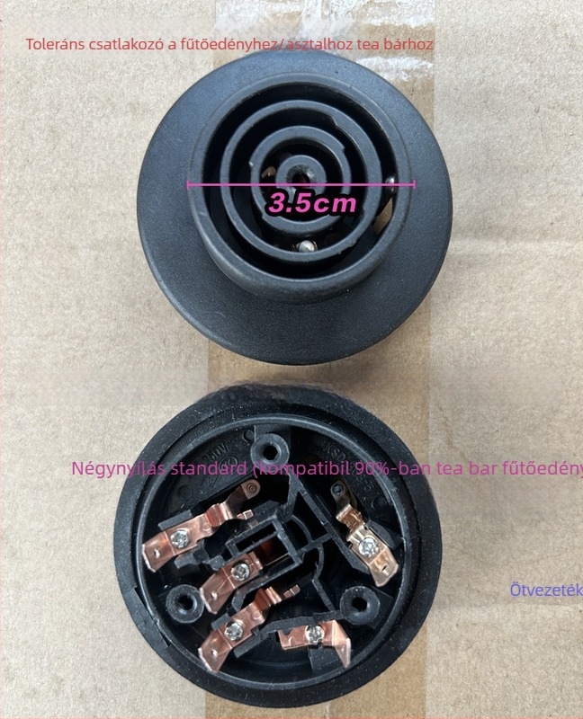 Elektromos vízmelegítő kiegészítő teabár géphez: teáskanna alap, csatlakozó és összekötő
