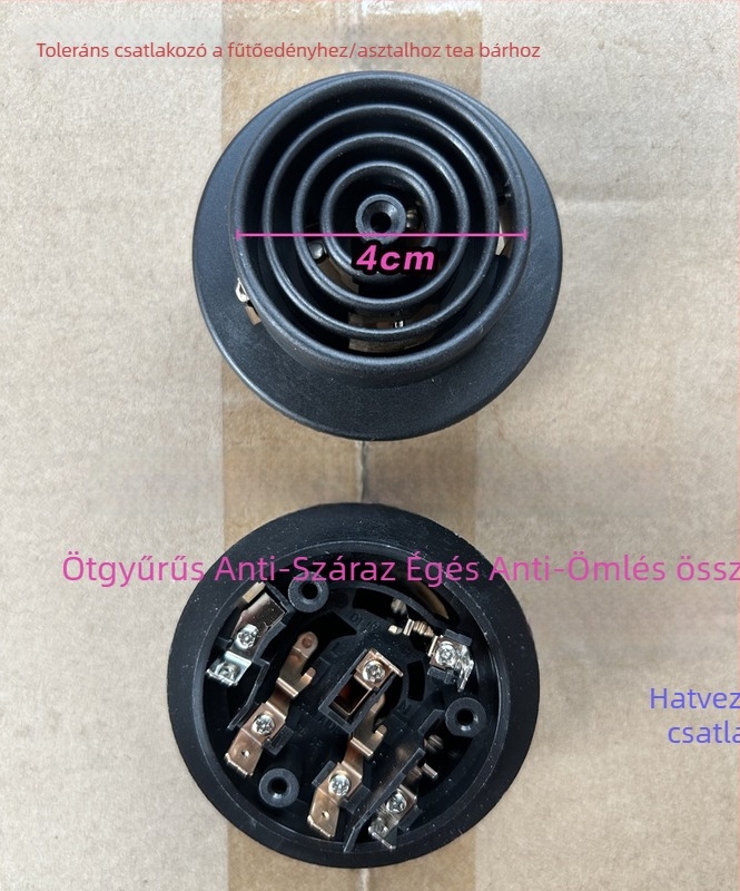 Elektromos vízmelegítő kiegészítő teabár géphez: teáskanna alap, csatlakozó és összekötő