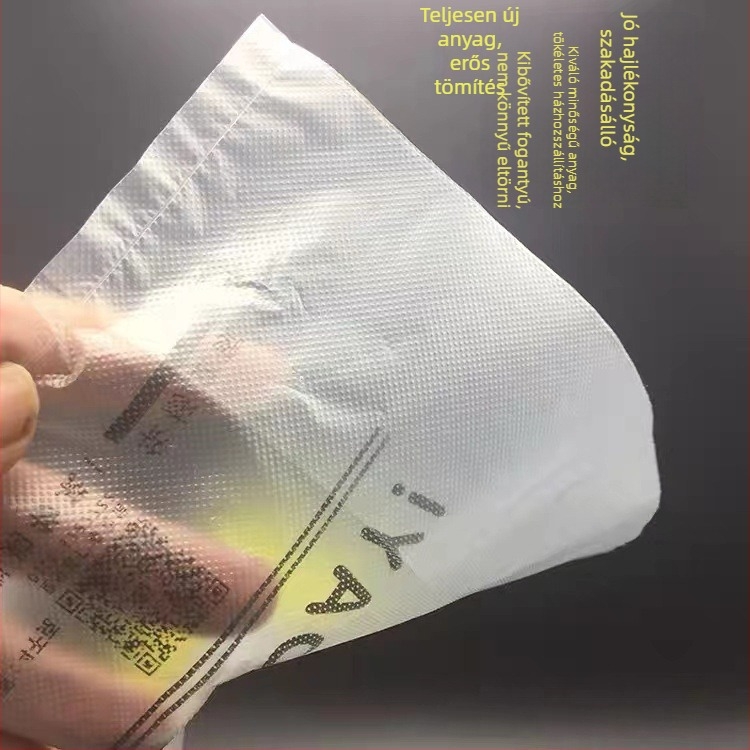 Egyszer használatos műanyag zacskó mosolyogó arccal élelmiszer- és bevásárlócsomagoláshoz, vastag kétszintes réteg, Anhui eredetű, Profits márka