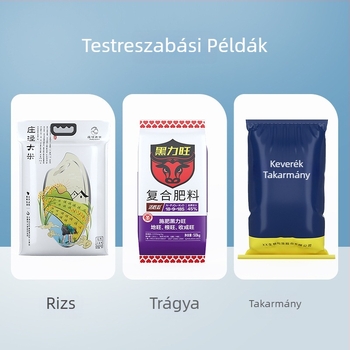 Műanyag szövött zsák, megvastagodott, testre szabható vastagsággal; alkalmas műtrágya, takarmány és vegyi anyagok csomagolására; kompozit szövött zsák, színes nyomtatással (testre szabható vastagság; műtrágya/takarmány/vegyi anyagok csomagolása; kompozit s