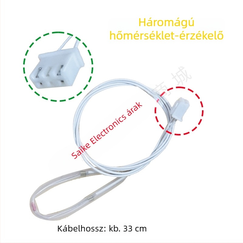 Elektromos nyomásfőzőhöz hőmérséklet-érzékelő ellenállás – 50K/100K termisztor – leválasztható konstrukció