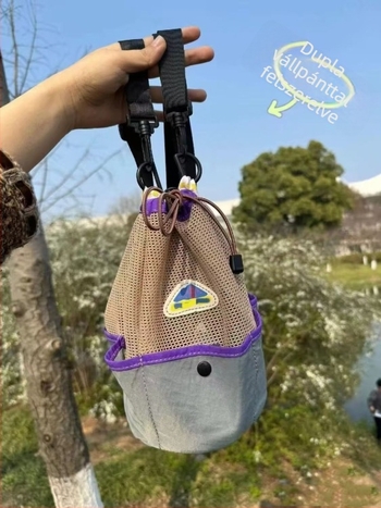 Uniszex gyerek hátizsák Oxford anyagból, légáteresztő, megkönnyíti a terhet, óvodába