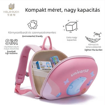 Deer duck gyerek hátizsák – EVA, vízálló, anime karikatúra minta, légpárnás vállpántok
