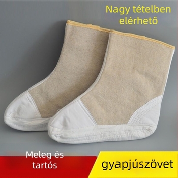 Esőcsizma zokni, vastag gyapjúfilc, vízálló, bányászati környezethez és hideg tároláshoz, lábvédő