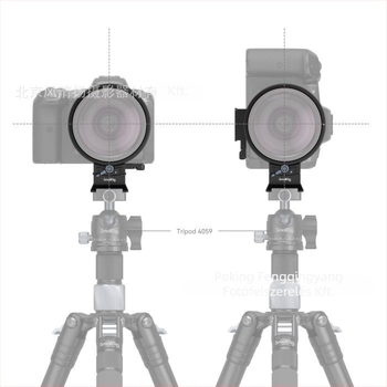 SmallRig EOS R sorozathoz forgatható montázslemez készlet – vízszintes és függőleges felvételhez – alumíniumötvözet