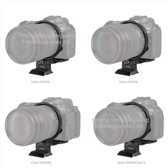 SmallRig EOS R sorozathoz forgatható montázslemez készlet – vízszintes és függőleges felvételhez – alumíniumötvözet