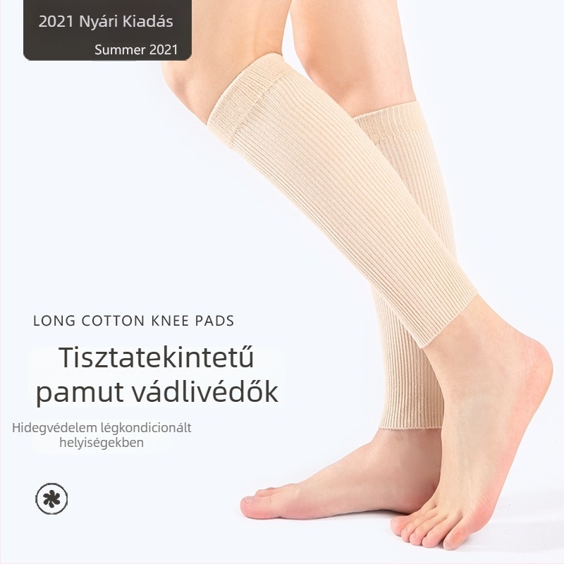 Pamut vádliprotetív zokni – vékony, könnyű viselet a vádlira és a bokára, légkondicionált helyiségekhez