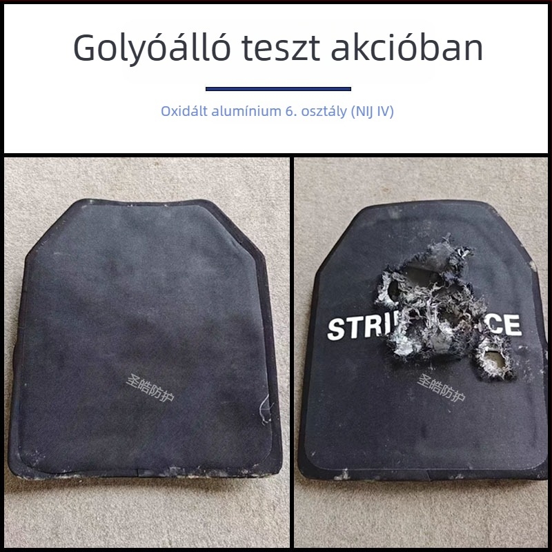 NIJ IV kerámia ballisztikus beépítőlemez taktikai mellényhez