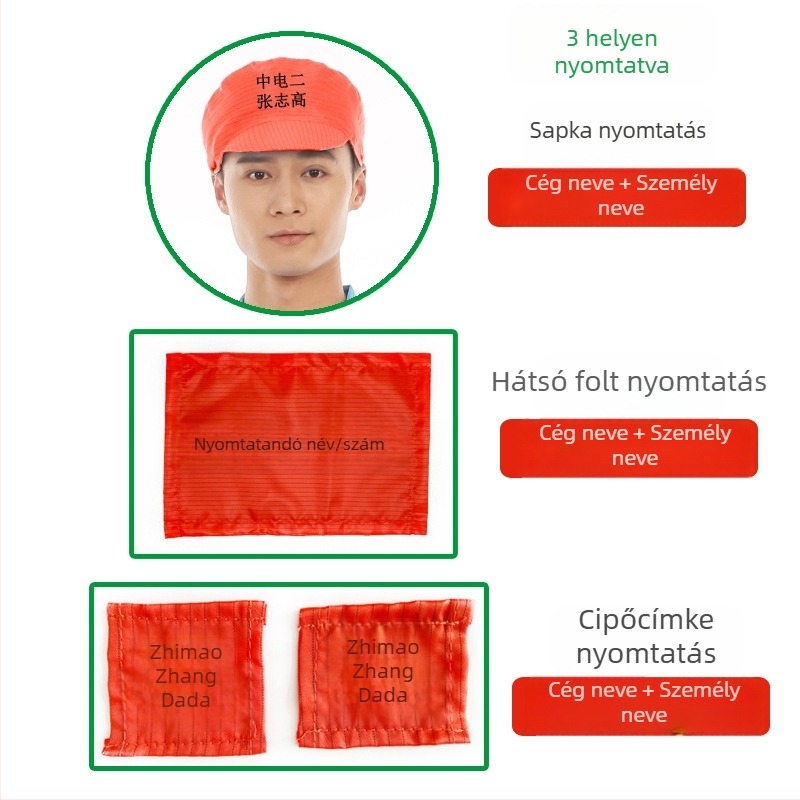 Pormentes kapucnis védőruha, narancssárga, egy darabból