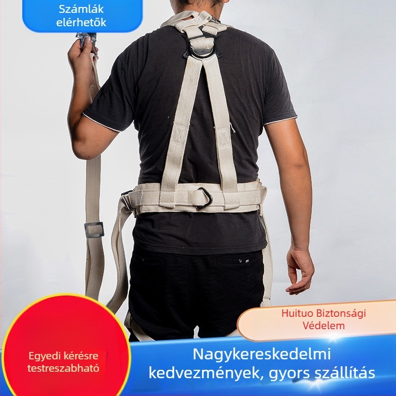 Teljes testű szigetelt elektromos biztonsági öv magasan végzett munkákhoz