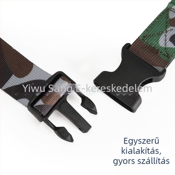 Vászonöv műanyag csattal, 2–4 cm szélesség, Qinlin