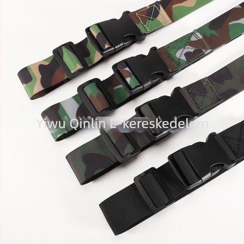 Vászonöv műanyag csattal, 2–4 cm szélesség, Qinlin