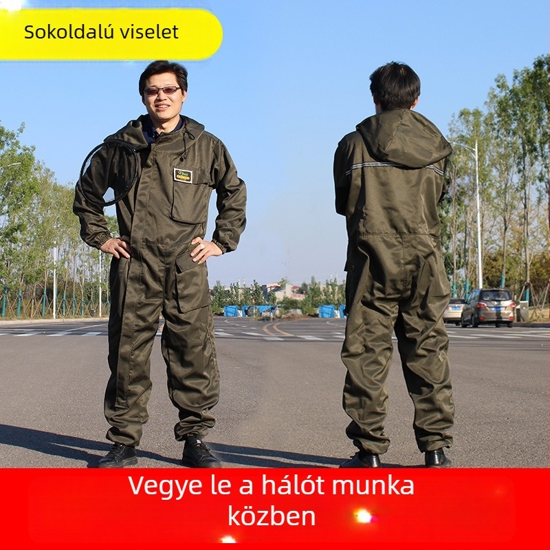 Méhészeti védőruha – teljes készlet, légáteresztő, méhek elleni védelem, szétválasztott kialakítás