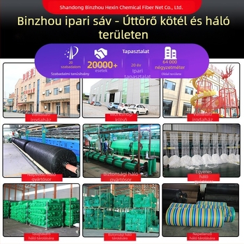 And Letter Sűrű szövésű biztonsági háló építkezésre, lángálló, esés elleni védelem, tanúsított a nemzeti szabvány szerint