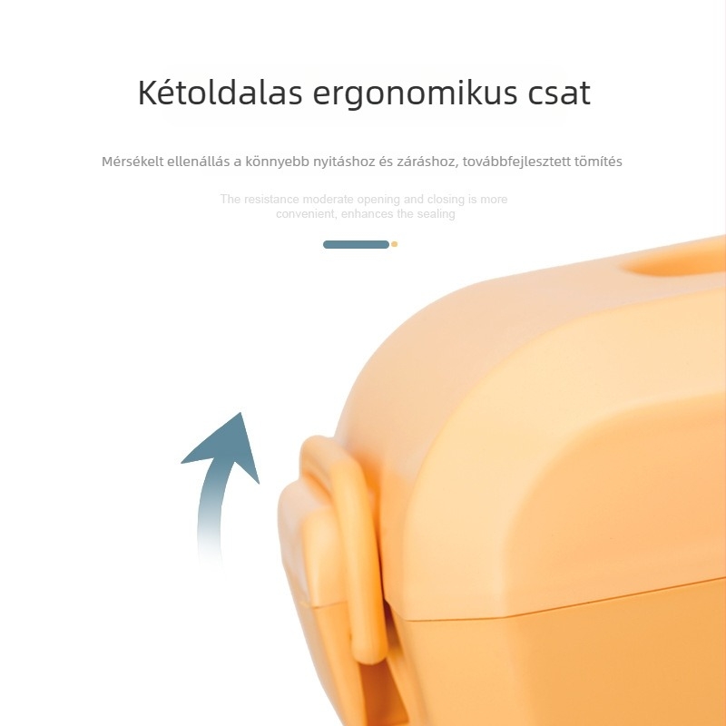 Műanyag asztali tároló doboz gyerekjátékokhoz, fedéllel, szervező színes gyurmához és építőblokkokhoz