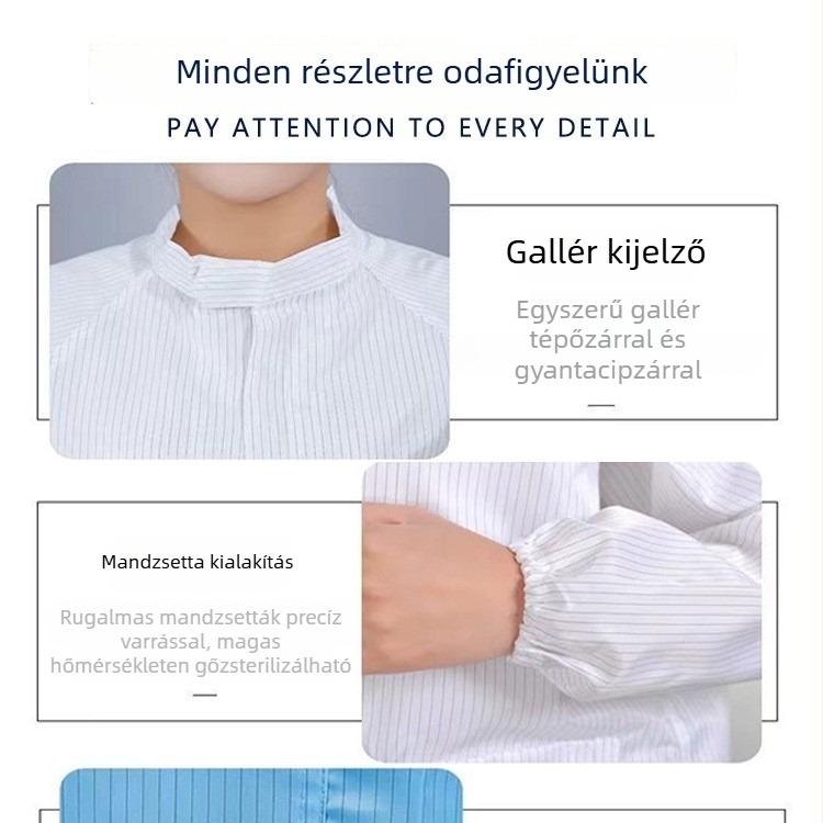 Üvegszálas porvédő védőruha homokszóráshoz, egész éves viselet, nagy méret