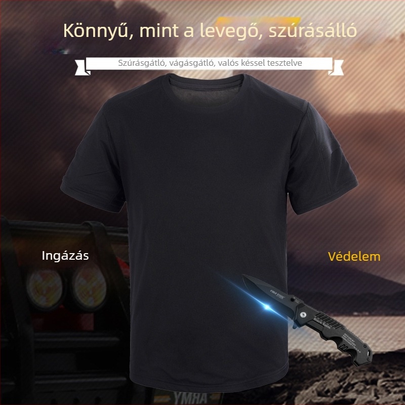 Puha páncélzatú szúrásvédő ruha, 4. szint, rövid ujjú munkavédelmi ruházat