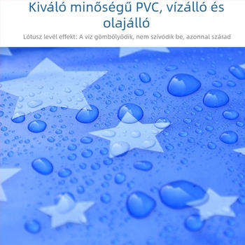 PVC kötény, átlátszó, hosszított, vízálló és olajálló, élelmiszer-feldolgozásra