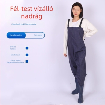 Egyszemélyes vízálló gumírozott wading nadrág, 3 kg, halászatra és akvakultúrára