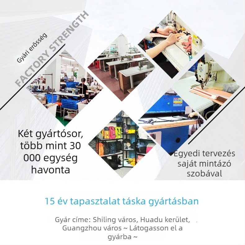 Személyre szabott logóval ellátott hátizsák, vízálló, 15,6 hüvelykes laptop rekesz, 20–35 L kapacitás, Oxford anyag