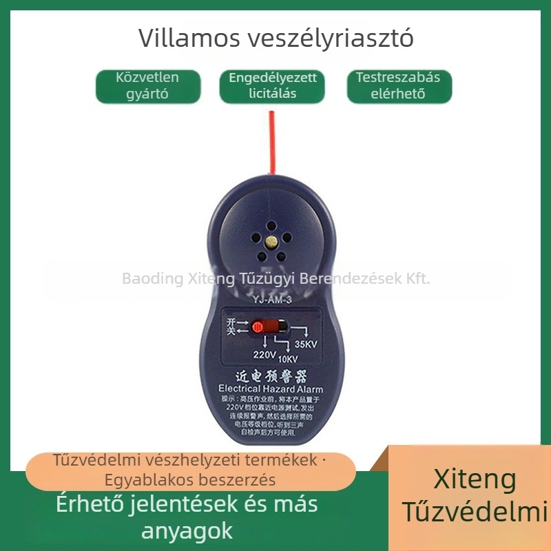 Kézi közeli elektromos detektor hang- és fényriasztással tűzvédelmi mentéshez — Modell Xt-bjq-j, Típus Xt-xf, Márka Xiteng