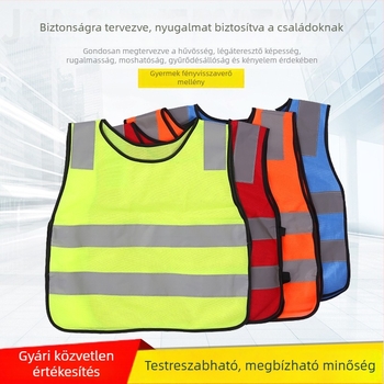 Gyerekeknek készült fényvisszaverő mellény