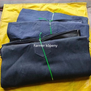 Hegesztéshez denim kötény, folt- és kopásálló, védő munkaruházat