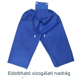 Egyszer használatos, nem szövött anyagból készült enteroszkópia és anorektális vizsgálatnál használható nadrág férfiaknak és nőknek