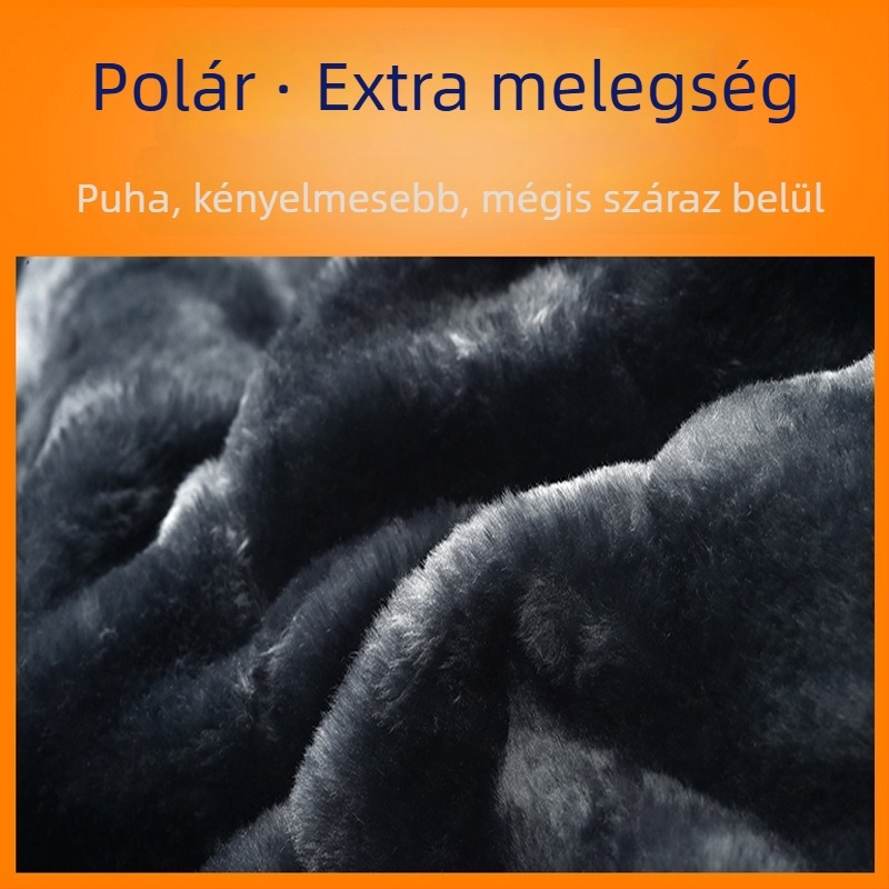 Férfiaknak készült vastag fleece-beléssel ellátott pamutkabát, téli hosszú fazon, katonai zöld, meleg és vízálló, szélálló.