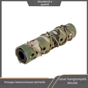 Taktikai hangtompító védőburkolat camuflázzal, kültéri lövészethez