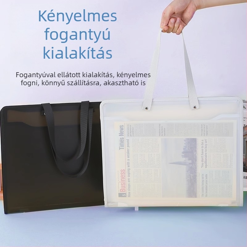 New Puda 8889 Polipropilén Sketchbook Portfólió Cipzárral, Nem Szabályos Formájú