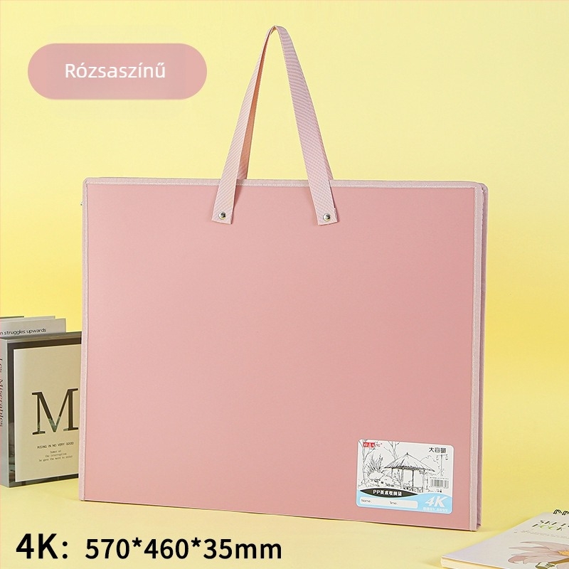 New Puda 8889 Polipropilén Sketchbook Portfólió Cipzárral, Nem Szabályos Formájú