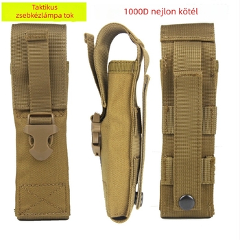 MOLLE-kompatibilis övtáska szabadtéri használatra, 1000D nylonból, kopásálló anyag, poliészter bélés, unisex