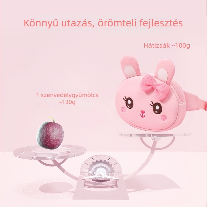 Gyerekeknek szánt mell- és oldaltáska, játékos stílus, anyag: diving cloth, márka: Bug Home, mindennapi használatra óvodában