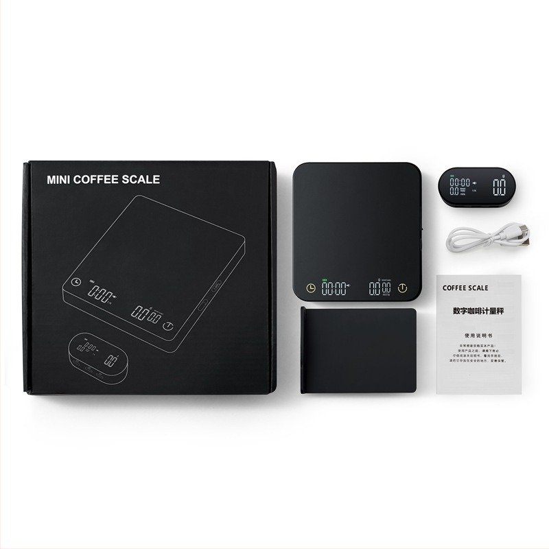 8706-os modell digitális konyhai mérleg 0,1 g pontossággal, Bluetooth, USB töltés, mérési tartomány 0,5 g–3 kg
