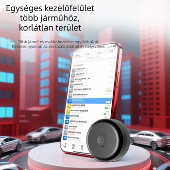 Jármű GPS követő – 2 m helymeghatározási pontosság; riasztások: rezgés, geofence, túl gyorshajtás; akkumulátor élettartam 48 óra; márka Lead to, modell Hy-cc0001