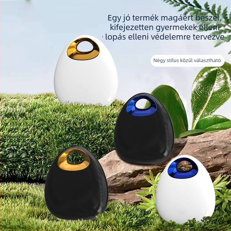 Háziállatnyakörv-helymeghatározó idős és gyerekek számára, elvesztés elleni, autóba szerelhető, anti-lopás, intelligens GPS eszköz (Modell F6, 260 mAh, USB 3.0, ABS, 12.3 g)