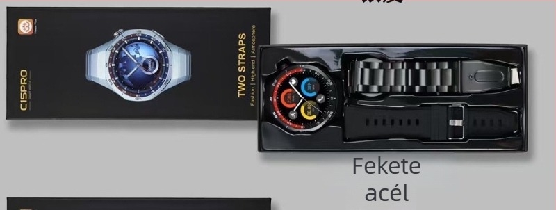 GT5/C15Pro intelligens óra NFC fizetéssel és hozzáférés-vezérléssel, vércukor- és pulzusmérés, vér oxigén-szint mérés, alvásfigyelés