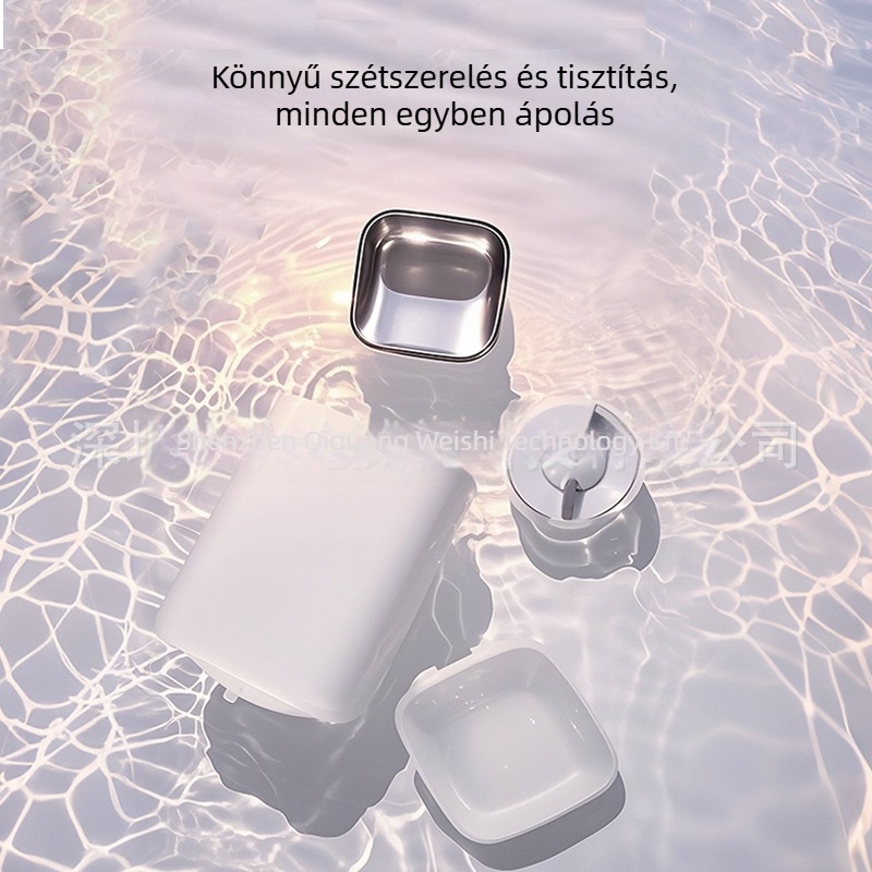 Intelligens automata etető macskáknak és kutyáknak, alkalmazásvezérléssel és kamerával, Pf-19 modell, leválasztható
