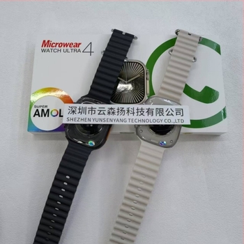 Microwear ultra4 plus okosóra AMOLED kijelzővel, 4G kapcsolattal, NFC és Bluetooth hívások