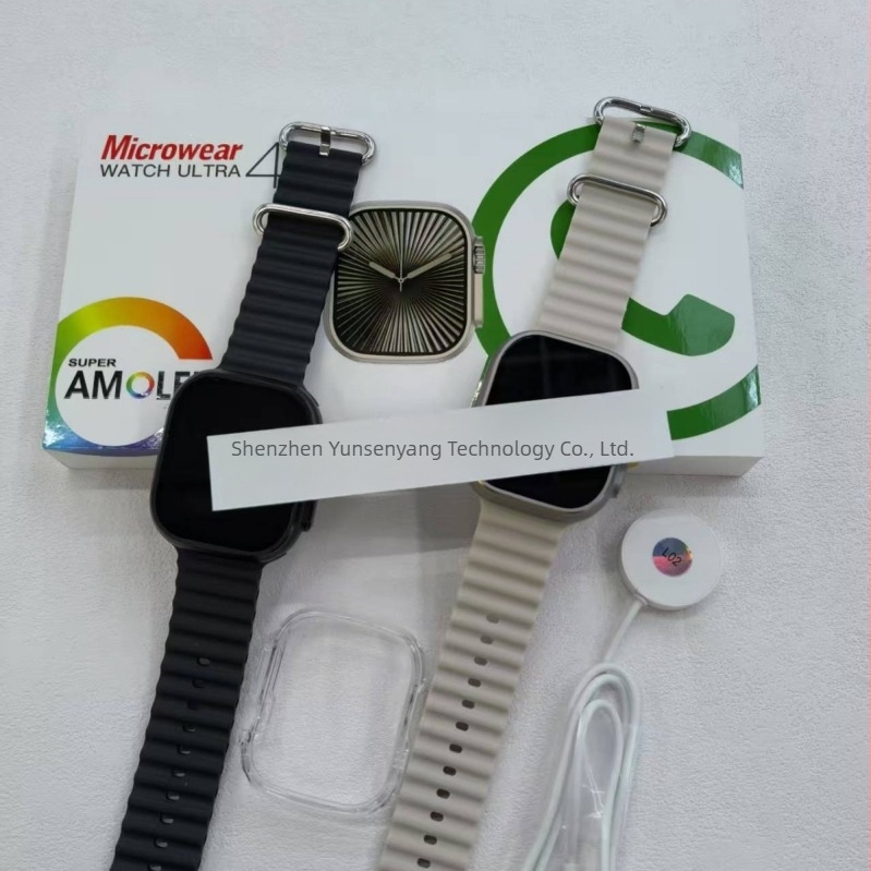 Microwear ultra4 plus okosóra AMOLED kijelzővel, 4G kapcsolattal, NFC és Bluetooth hívások
