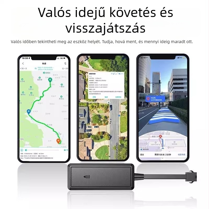 Jármű GPS nyomkövető 4G BeiDou autókhoz és elektromos motorkerékpárokhoz, lopás elleni védelem, műholdas nyomkövetés, felhő alapú memória, útvonallejátszás