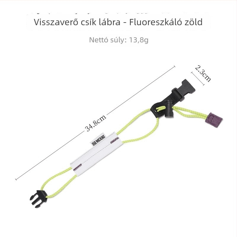 Friendly Reflektív kerékpáros lábszárpántok — Anyag: polipropilén rost; Kategória: lábszármelegítők/csatok; Készlet: Készleten