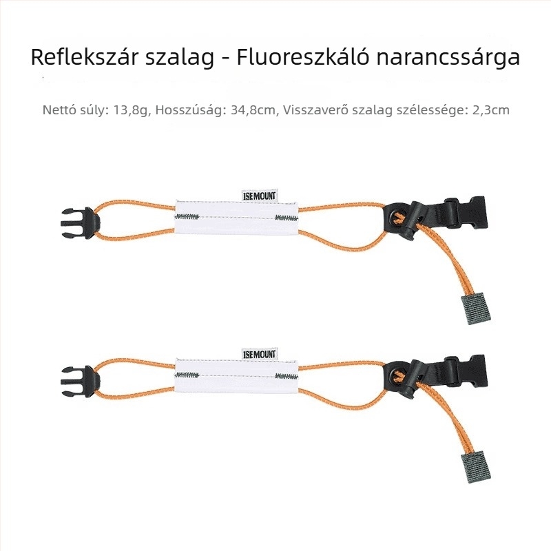 Friendly Reflektív kerékpáros lábszárpántok — Anyag: polipropilén rost; Kategória: lábszármelegítők/csatok; Készlet: Készleten