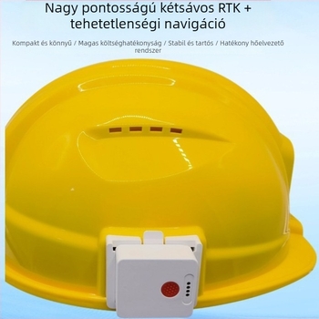 Biztonsági sisak külső lokátorral, 4G két sávos helymeghatározó terminál gyárak, építkezések és kikötők személyzetének nyomkövetésére