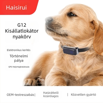 G12 GPS nyomkövető háziállatok számára, vízálló, kültéri használatra, WiFi+GPS antenna, riasztás veszteség és kerítés
