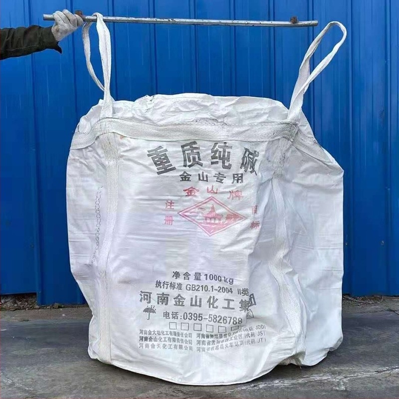 PP szövött tonbag, teherbírás 1000 kg, testreszabható feldolgozás, konténeres csomagolásra, műtrágya és kémiai csomagolás számára